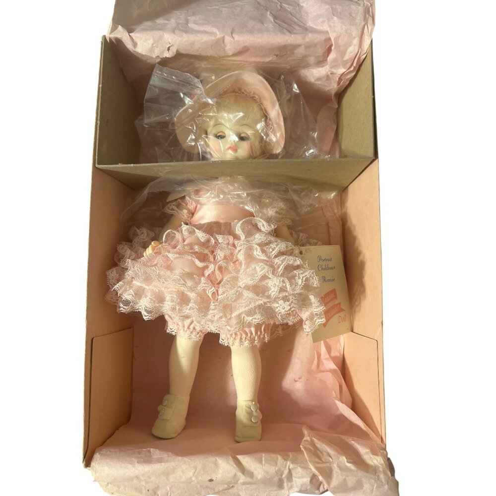 Vintage Madame Alexander Renoir Doll #1578 Dress Bonnet Original Box 11" Estate